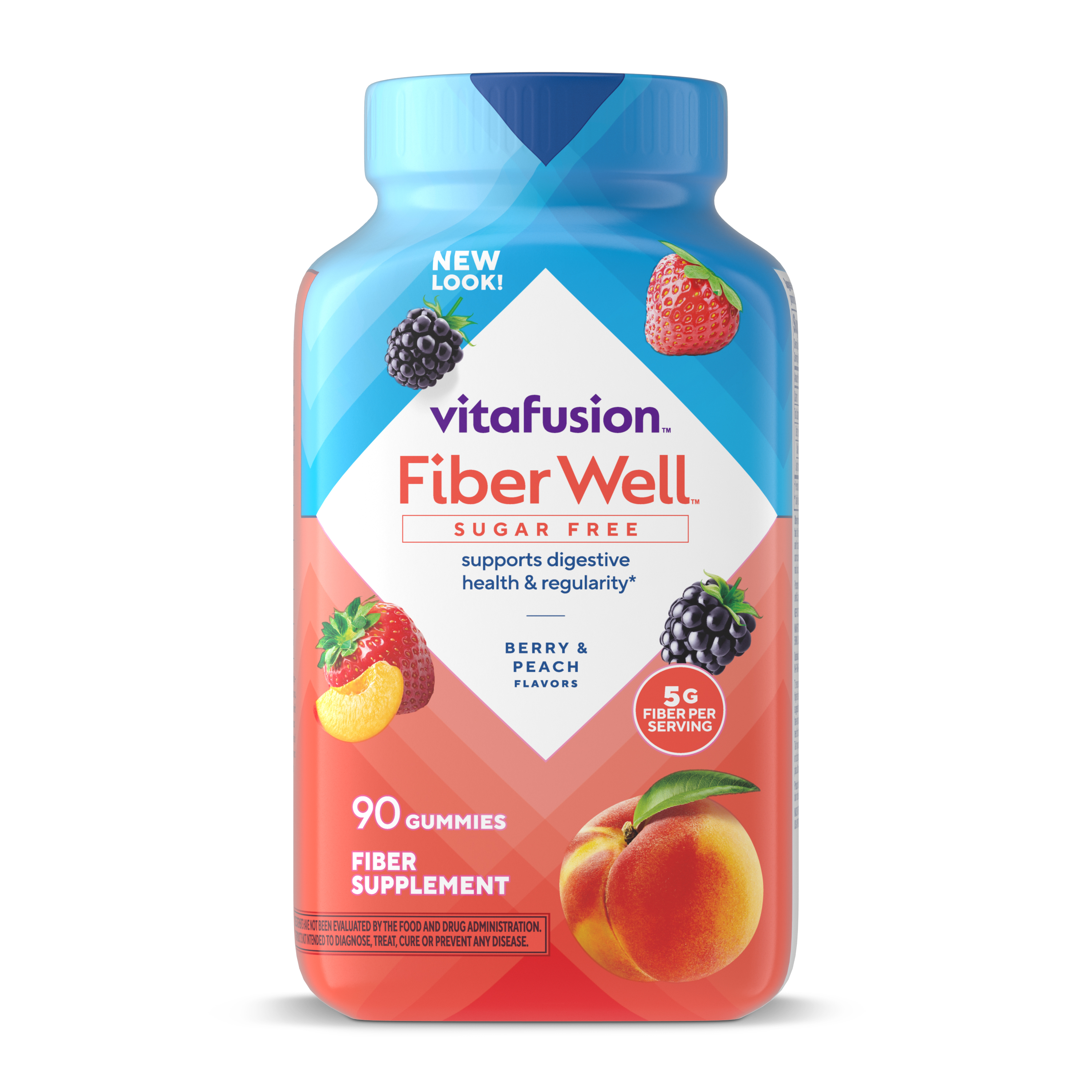 Fiber Well® Sugar Free Fiber Gummies – 90 count
